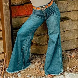 Flare western wear jeans by Uniq by Litz